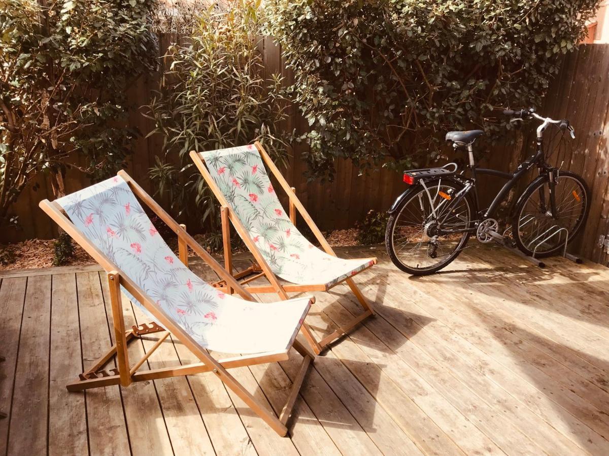 Cocon entre presqu'île du Cap Ferret et plages océanes - terrasse - vélo gratuit Ares Exterior foto