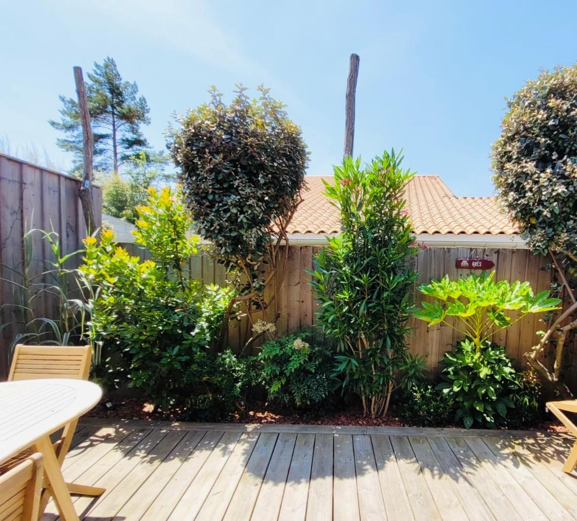 Cocon entre presqu'île du Cap Ferret et plages océanes - terrasse - vélo gratuit Ares Exterior foto